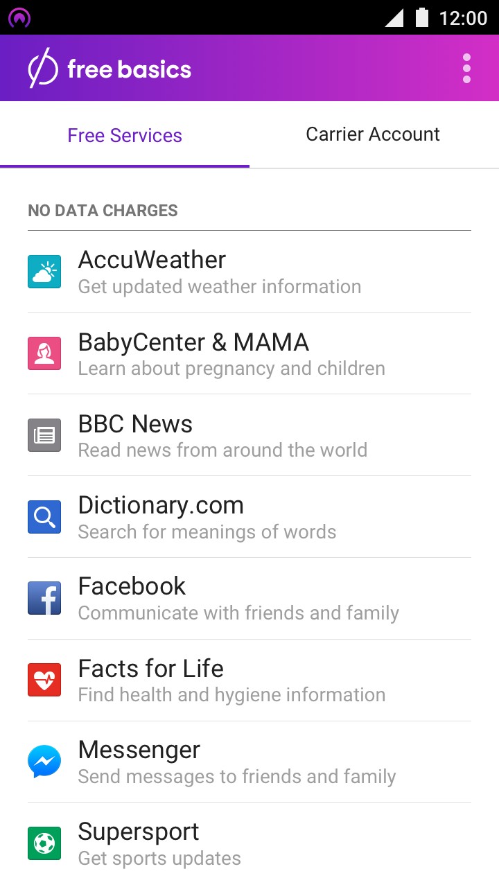 Carrier services android. Carrier services android