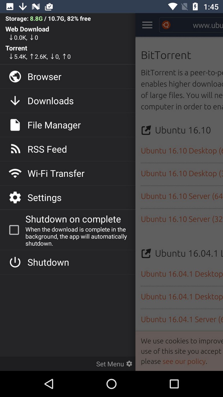 zetaTorrent - Torrent App Android 앱 APK (com.teeonsoft.ztorrent) 에 의해 teeon  - PHONEKY에서 다운로드