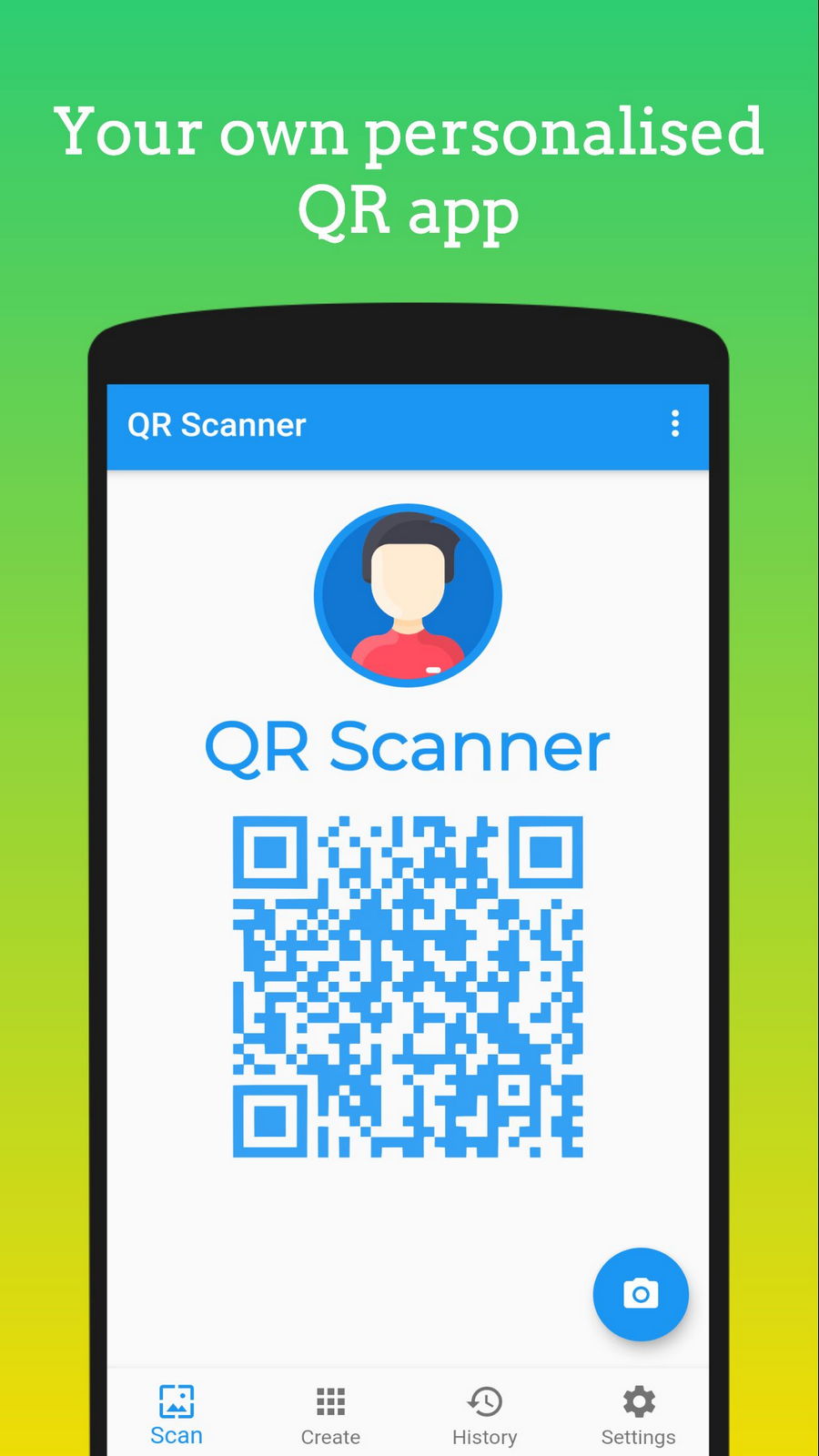 QRсканер считыватель и генератор QR/штрихкодов Android
