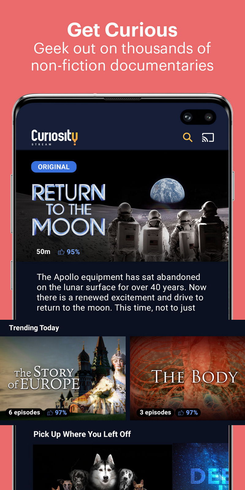 Curiosity Stream на русском. Picon CURIOSITYSTREAM.