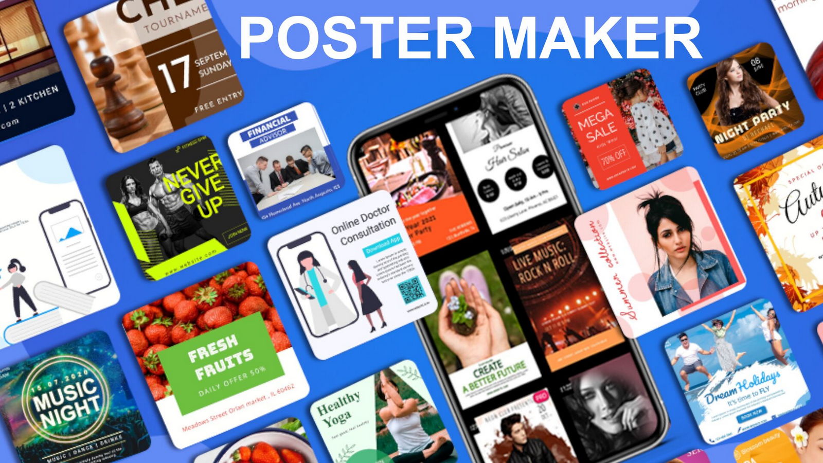 Poster Maker 2021 Video, ads, flyer, banner design Android 应用 APK ...