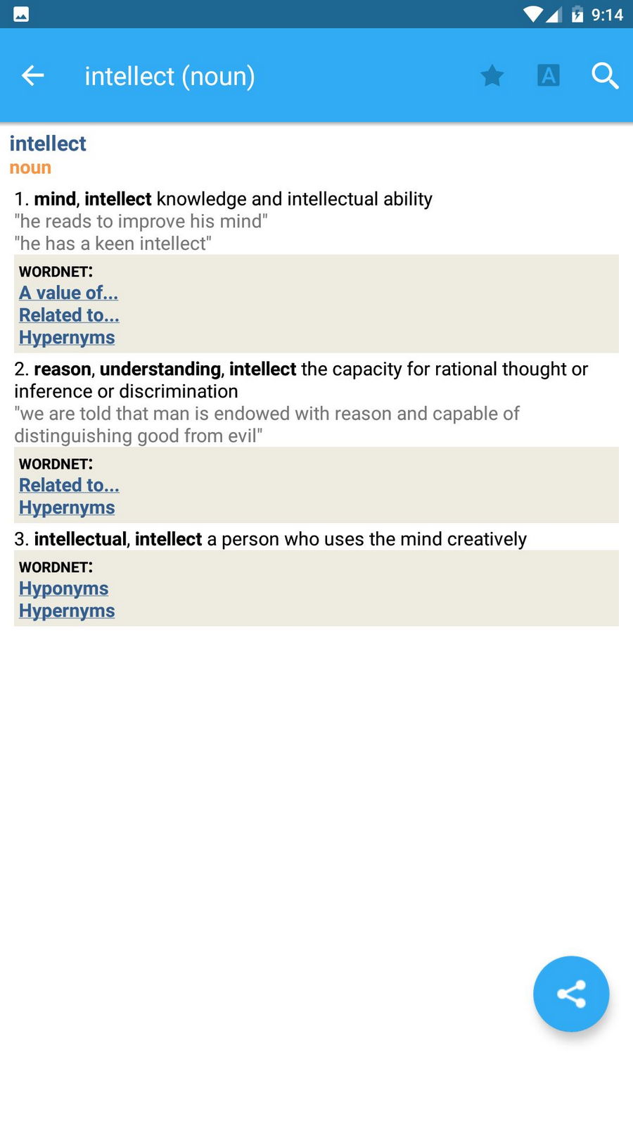 Advanced English Dictionary & Thesaurus Android App APK