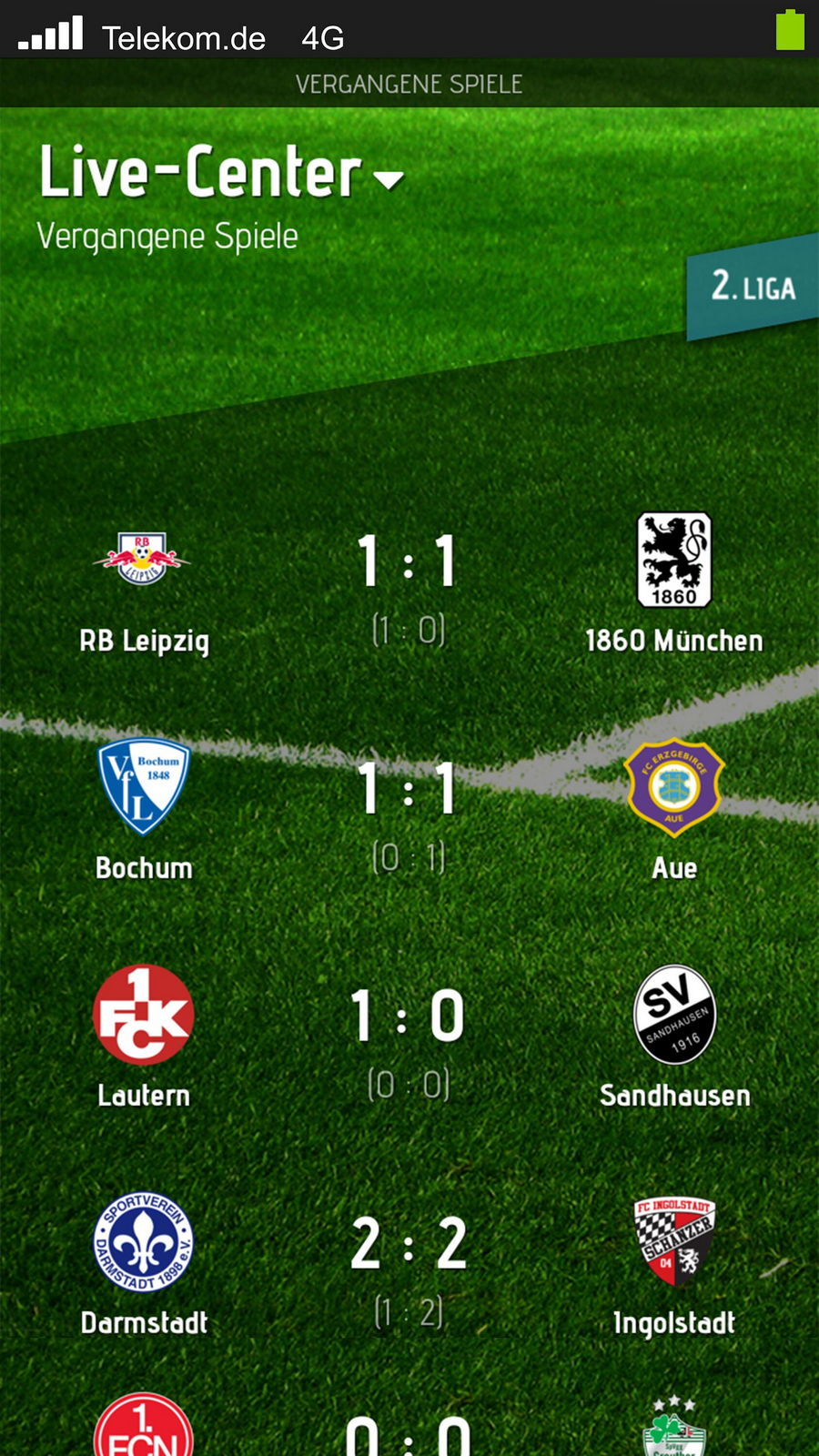 Herzrasen Fußball Live Ticker Android App APK (de.telekom