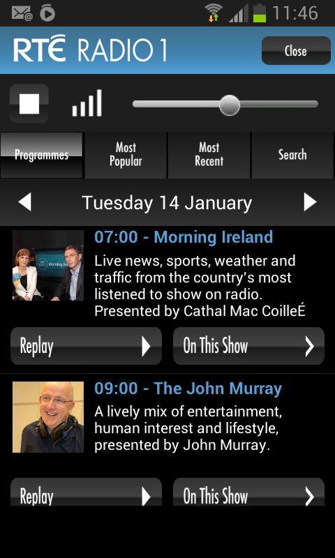 RTÉ Radio Player Android App APK