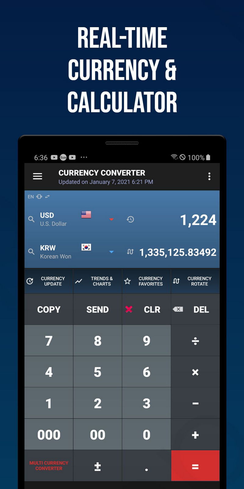 All 실시간 환율 계산기 Android 앱 APK (com.smartwho.SmartAllCurrencyConverter) 에 의해  SmartWho - PHONEKY에서 다운로드