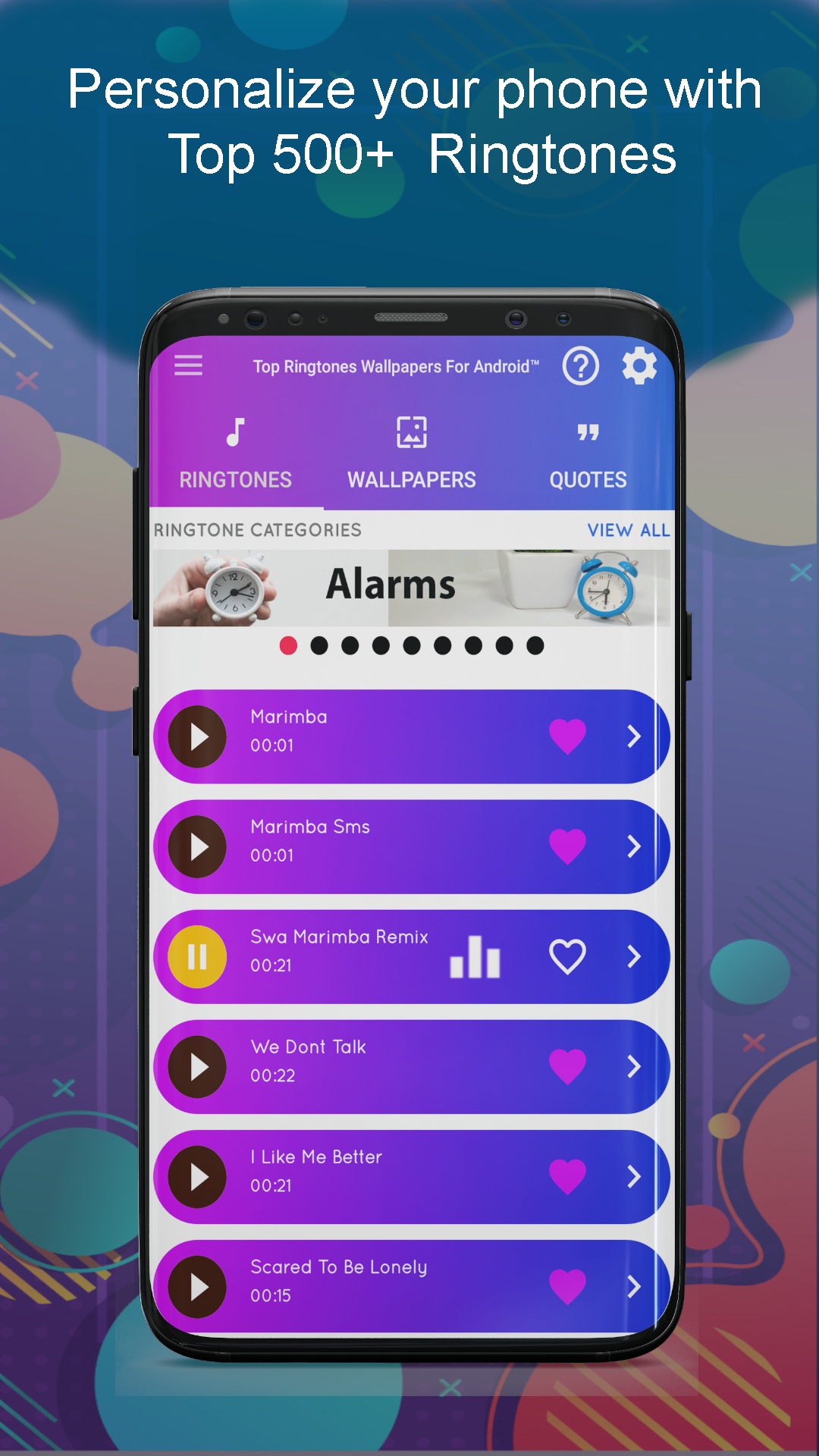 Ringtones Wallpapers For Android™ Android App APK