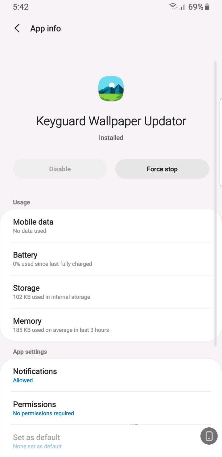 Keyguard Wallpaper Updator Tema Android