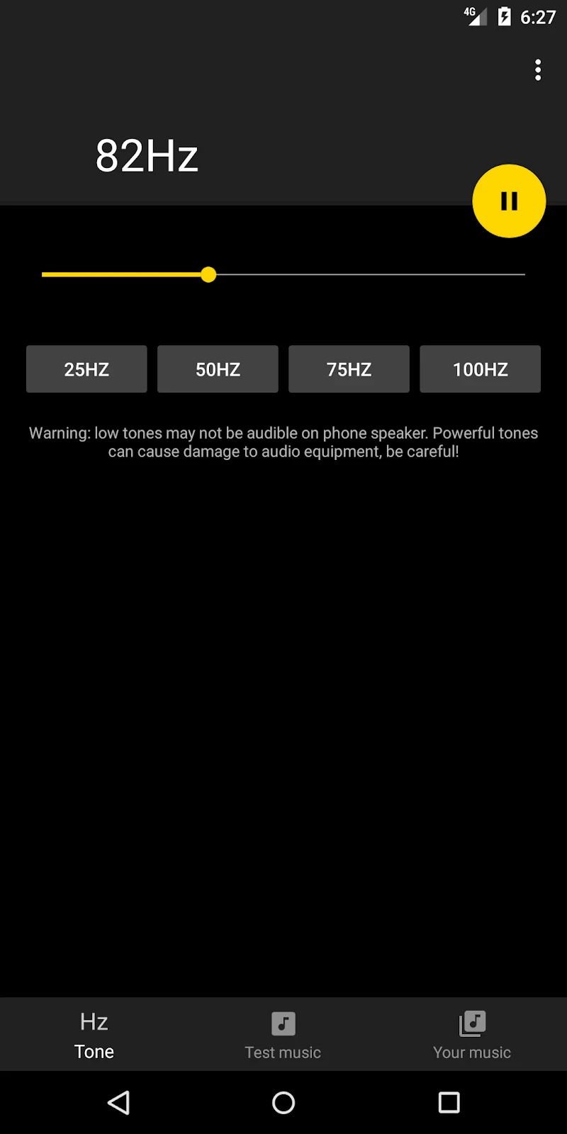 Bass Tester Android App APK (com.smp.basstester) by Single Minded ...