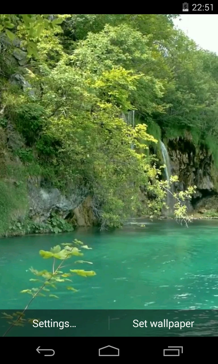 Waterfall Video Live Wallpaper