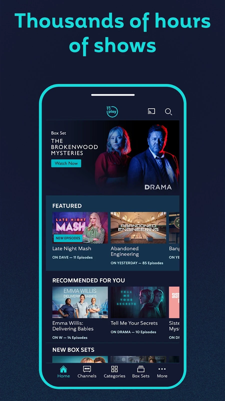 UKTV Play: TV Shows On Demand Android 应用程序 APK (uk.co.uktv.dave) 由UKTV ...