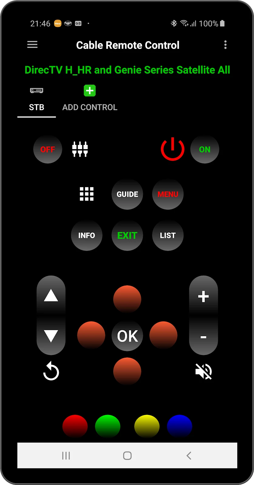Cable Remote Control Universal Android App APK (com.bragasil ...