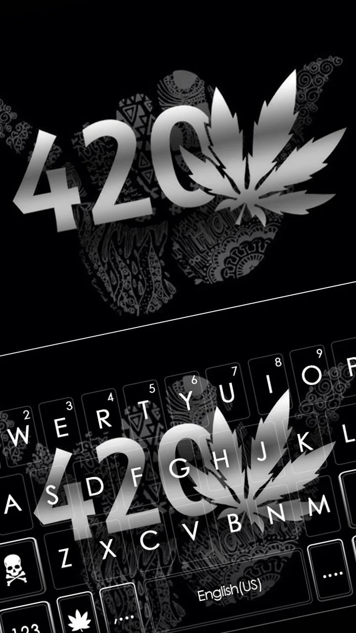 Metal Weed 420 Keyboard ThemeApp