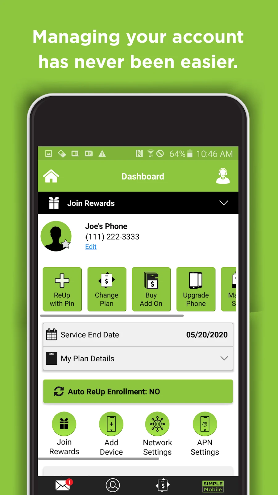Simple Mobile My Account Android App APK (com.tracfone.simplemobile ...