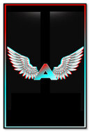 Soaring A : Un emblème ailé de liberté