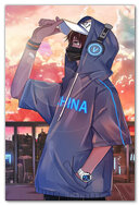 Городские вибрации: Аниме-мальчик в действии 🌆🎧