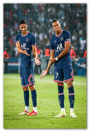 Dynamic Duo: Hakimi and Mbappé Shine on the Field! ⚽✨