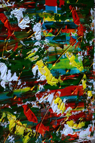 Vibrant Chaos: The Essence of AbstArt 0008