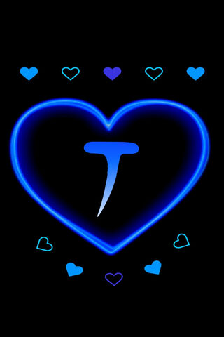Neon Heartbeat: The Blue T Vibe 💙✨