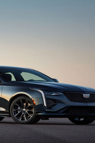 Sleek Power: The Black Cadillac CT4 🚗✨