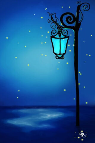 Mystical Glow of the Blue Lantern 🌌✨