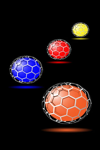 Colorful Chain Balls in Motion! 🎨⚽️