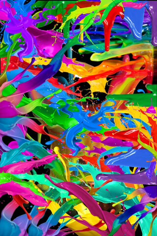 Vibrant Chaos: A Splash of Imagination 🎨✨