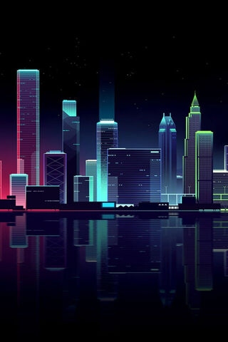 Neon Dreams: A City at Night 🌆✨