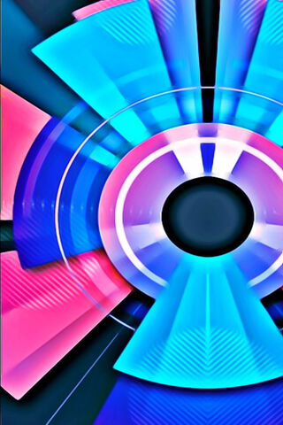 Vibrant Waves of Pink and Blue 🌊✨