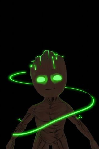 Radiant Roots: The Glow of Groot 🌟