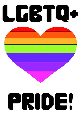 Celebrate Love: LGBTQ+ Pride Heart ❤️🌈