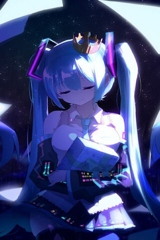 Celestial Serenade: Hatsune Miku's Dreamy Realm 🌌🎤