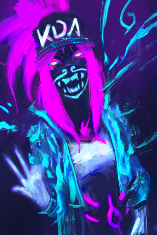 KDA Akali: The Neon Ninja 🌟