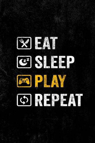 The Gamer's Cycle: Eat, Sleep, Play, Repeat 🎮