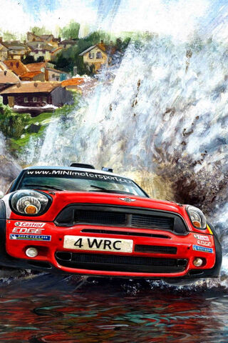 Mini Cooper WRC: Racing Through the Elements! 🚗💨