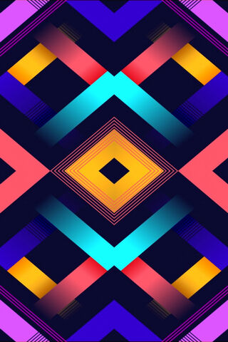 Vibrant Geometry: A Material Design Delight 🎨✨