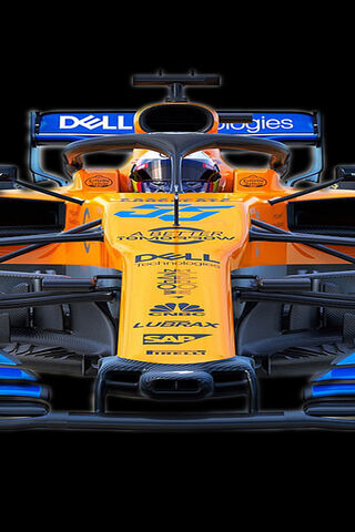 Mighty McLaren MCL35M: A Black Beauty on the Track! 🏎️✨