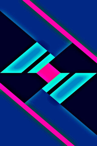 Vibrant Geometry: A Material Design Delight