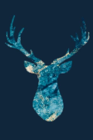 Majestic Marble Stag: Nature's Artistry
