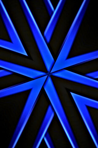 Neon Geometry: A Material Design Marvel