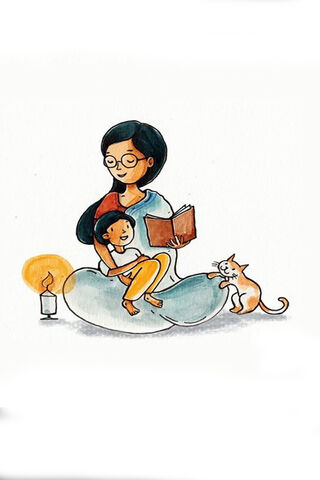 Cozy Storytime with Mom 📚✨