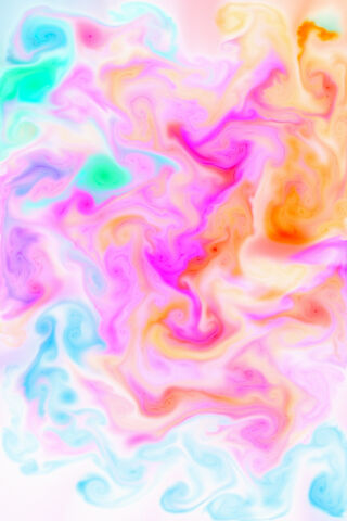 Whimsical Swirls of Color