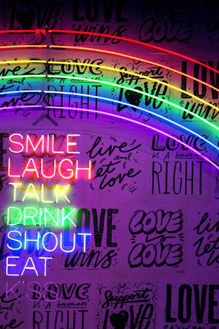 Neon Rainbow Lights