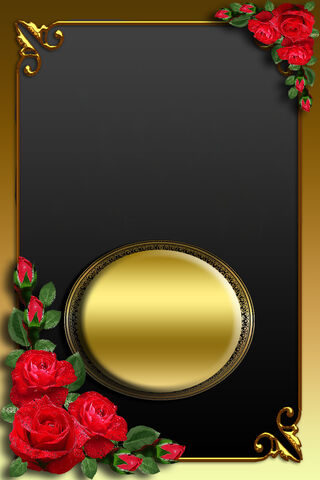 Elegant Rose Frame: A Touch of Class 🌹✨