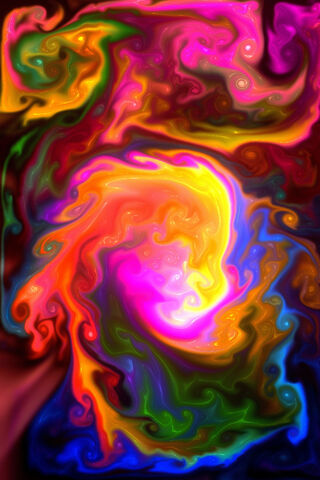 Cosmic Whirl: A Dance of Colors 🌌✨