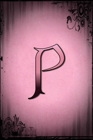 Pretty in Pink: The Elegant Letter P