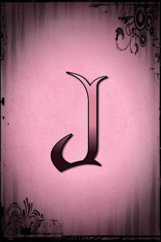 Joyful Elegance: The Pink Letter J