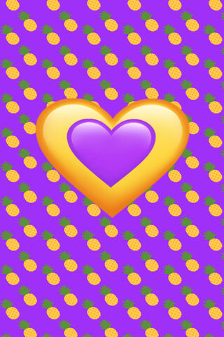 Tropical Heartbeat 🍍💜