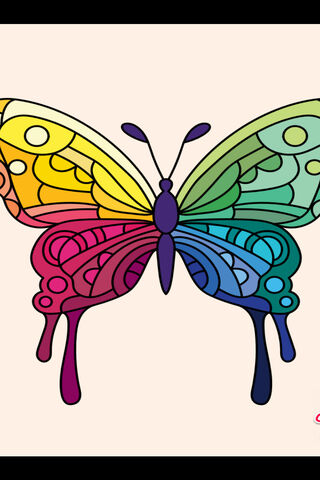 Colorful Wings of Joy 🌈🦋