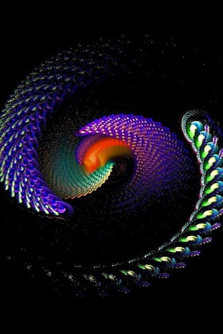 Vortex of Colors: A Dance of Light