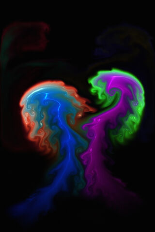 Cosmic Clash: A Dance of Colors 🌌✨